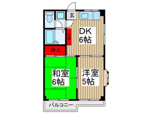 サンコ－ポ上福岡の物件間取画像